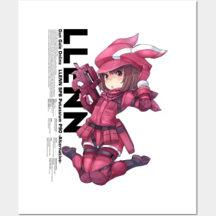 GGO - LLENN [White Background] Posters and Art